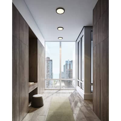Radiance 12 Inch Round 5CCT Metal Flush Mount - 12 Inch