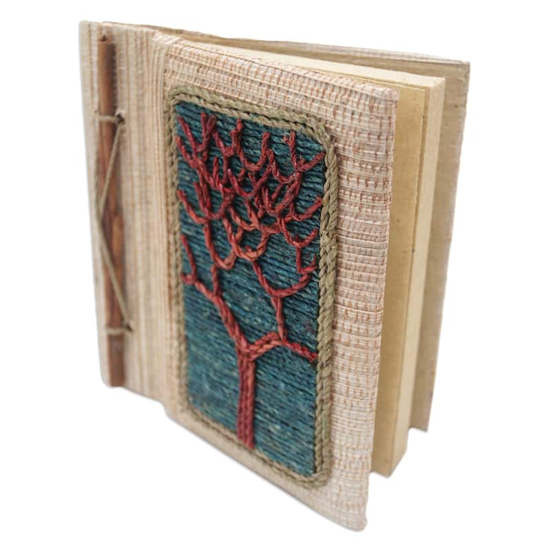 Novica Handmade Under The Tree Natural Fiber Journal