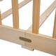 Twin/Full/Queen size Floor Platform Bed with Fence and Door for Kids, Toddlers