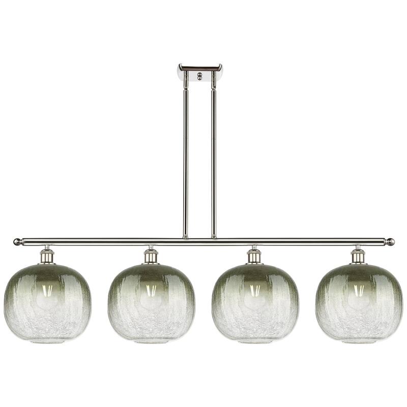 Innovations Lighting Endless Possibilities Ballston - Brookhaven Sphere - 4 Light 49" Stem Hung Island Light
