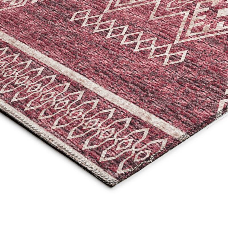 Indoor/ Outdoor Yuma Boho Washable Rug