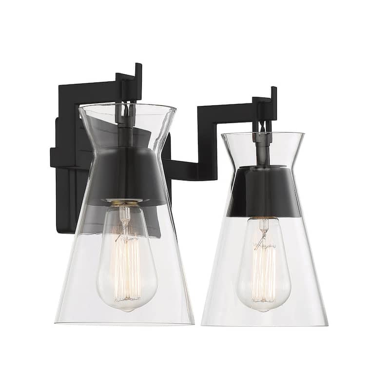 Savoy House 8-1830-2 Lakewood 2 Light 16" Wide Bathroom Vanity Light