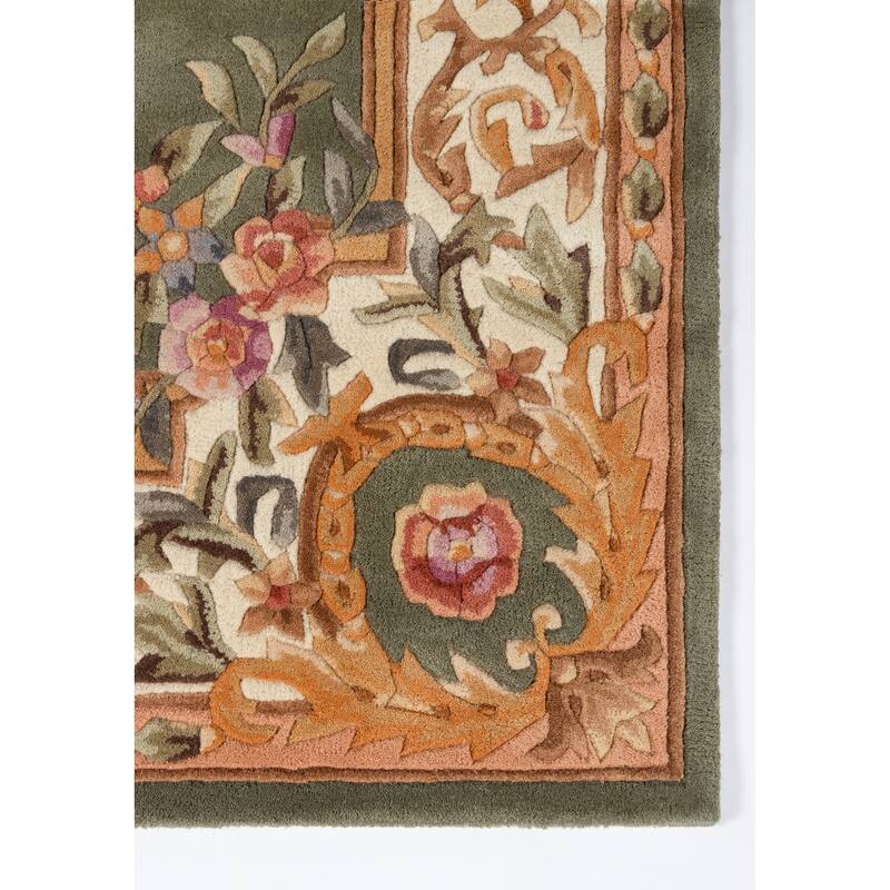 Momeni Harmony Hand Tufted Wool Traditional Floral Area Rug