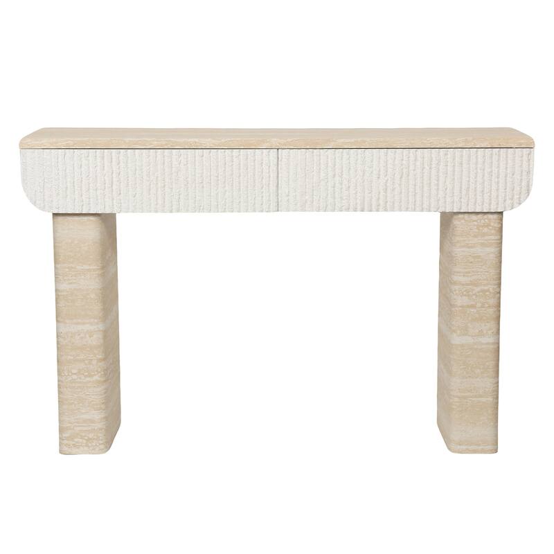 Entryway Table, Two Hidden Handle Drawers, Console Table,Easy Assembly, for Entrance & Dinning Room & Living Room & Hallway