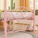 preview thumbnail 20 of 24, VECELO Kids Bed Metal Canopy Bed Frame Set of 2 Twin Size with Headboard, 4 Posters Platform Mattress Foundation