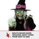 preview thumbnail 5 of 12, Haunted Hill Farm 6-Ft. Tall Motion-Activated Fortune Teller Witch, Premium Talking Halloween Animatronic, Plug-In
