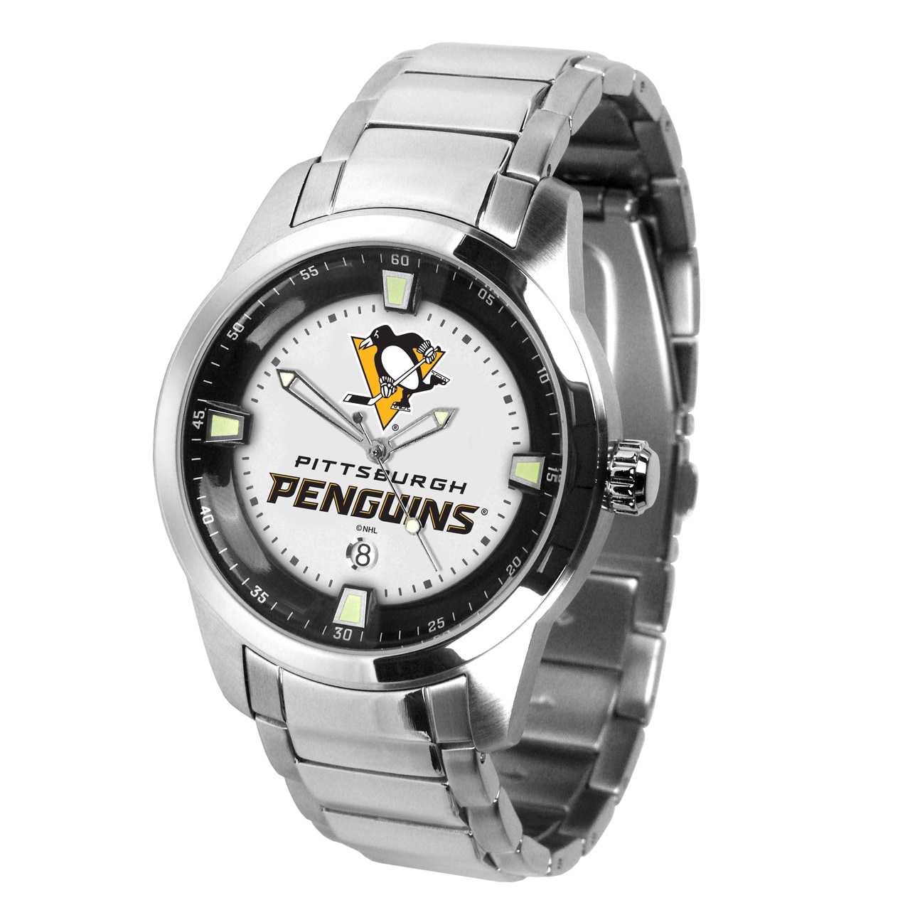 Men's NHL San Jose Sharks Titan Series Sports Wristwatch Bed