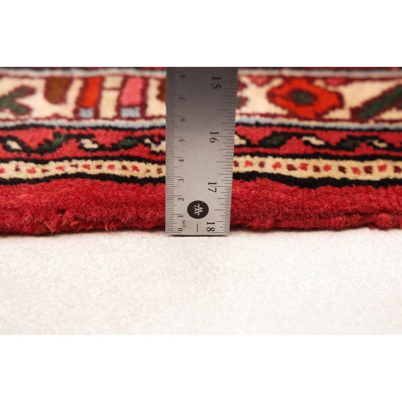 ECARPETGALLERY Hand-knotted Andelz Red Wool Rug - 2'6 x 10'0