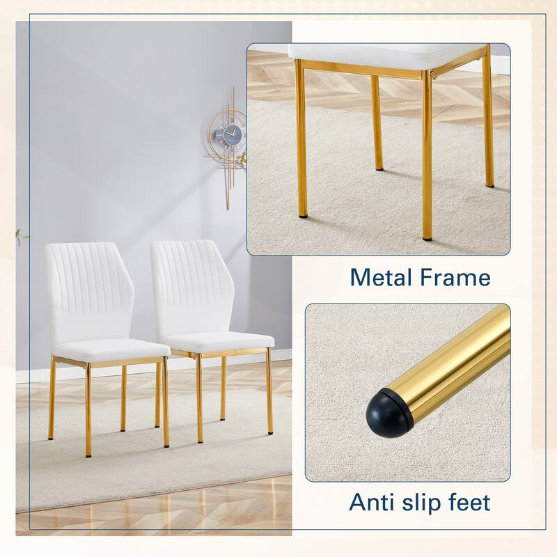 Luxurious Ergonomic Dining Chair Set - Stylish and Comfortable