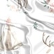 preview thumbnail 2 of 4, Sweet Jojo Designs Woodland Deer Floral Girl Satin Fitted Crib Sheet Pink Green Boho Watercolor Bohemian Animal Shabby Chic
