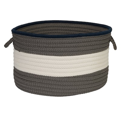 Color Block Round Basket