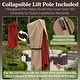 preview thumbnail 12 of 10, Pure Garden Polyester Waterproof Double-sided Umbrella Cover