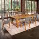 Option Natural Teak/Gray Woven Rope 