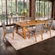 Option Natural Teak/Gray Woven Rope