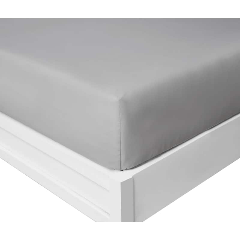 Nautica Cotton Blend Solid Fitted Sheet