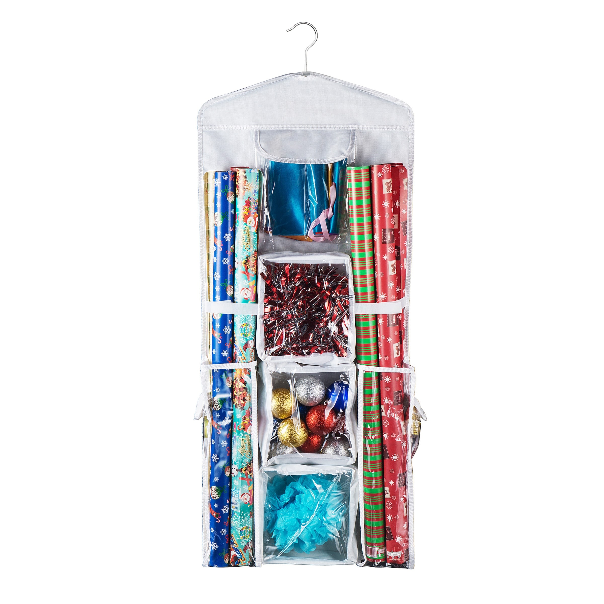 Hearth & Harbor Wrapping Paper Storage Container, Christmas