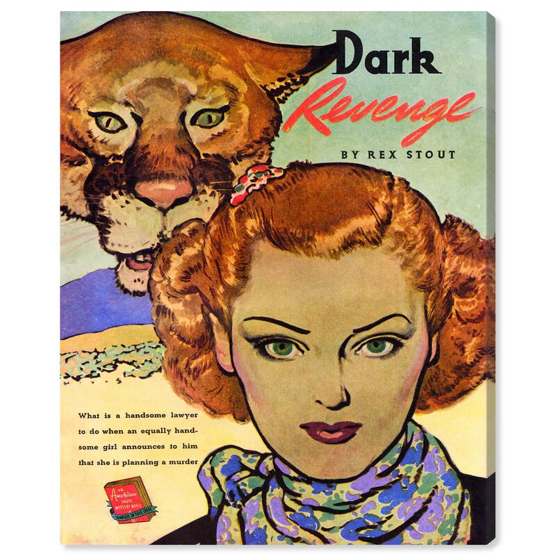 Dark Revenge Book 1939 Canvas by Art Remedy, Gallery Wrapped - 20" x 24"