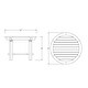 preview thumbnail 14 of 13, Cambridge Casual Palma 3-piece Teak Wicker Outdoor Chat Set with FREE Pillow