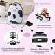 preview thumbnail 13 of 17, 16 Inch Kids Rolling Luggage with 2 Flashing Wheels and Telescoping Handle - 13" x 9" x 18" (L x W x H)