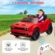 preview thumbnail 4 of 28, Kids Electric Car Licensed Dodge Challenger Ride On Car 12V Electric Vehicles
