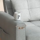 preview thumbnail 28 of 64, 3-in-1 Adjustable Sleeper Sofa Bed, Pull Out Chair Sofa, Convertible Folding Bed for Living Room
