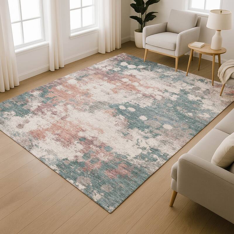 Premium Washable Super Soft Modern Splatter Mayfield Rug