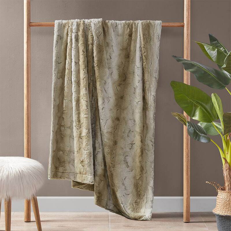Super Cozy Soft Throw, 100% Polyester Reversible Throw Blanket for Couch, Machine Washable - 60x70 inches