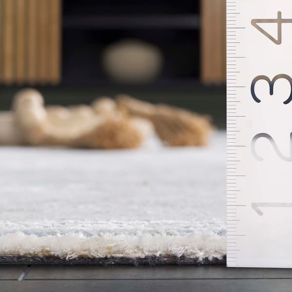 dimension image slide 1 of 4, SAFAVIEH Handmade Soho Esmehan Contemporary Wool Rug
