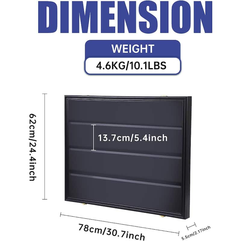Card Display Case, Graded Sports Card Display for Basketball Football Hockey Trading Cards with UV Protection
