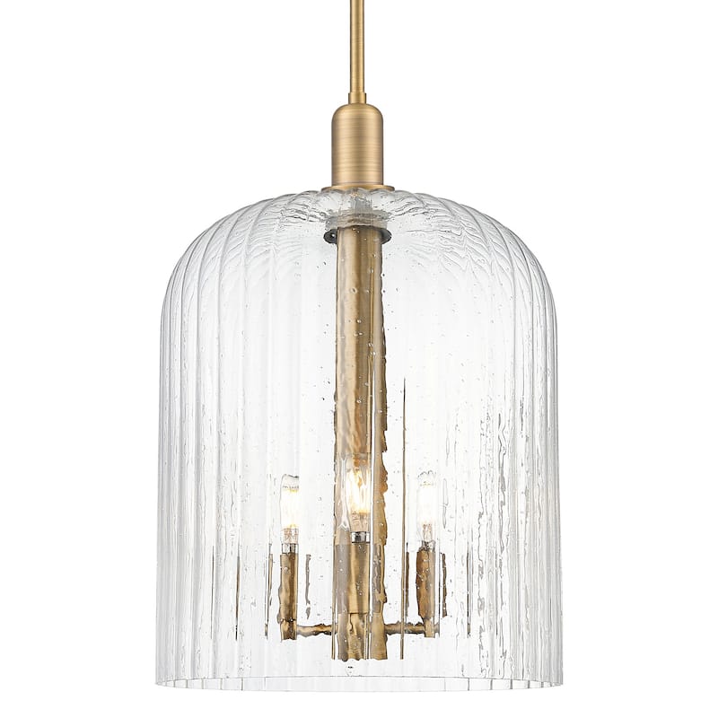 Innovations Lighting 716-3S-G559-12SDY Bridal Veil 3 Light 12" Wide - Brushed Brass