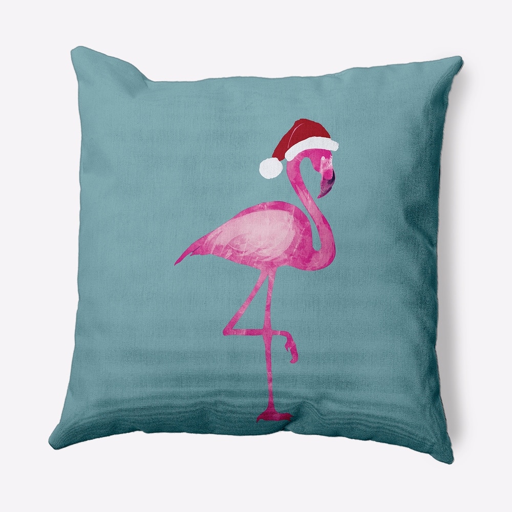 Snow Bird Christmas Soft Spun Polyester Decorative Throw Pillow