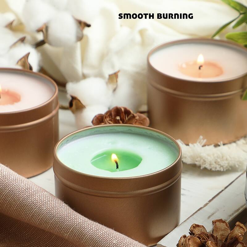 CraftBud Soy Candle Making Kit Natural Soy Wax, Tins, Melting Pot