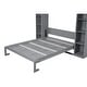 preview thumbnail 18 of 16, Queen Size Wall Bed with Storage Cabinets and Built-in Lighting Foldable Space Saving Murphy Bed