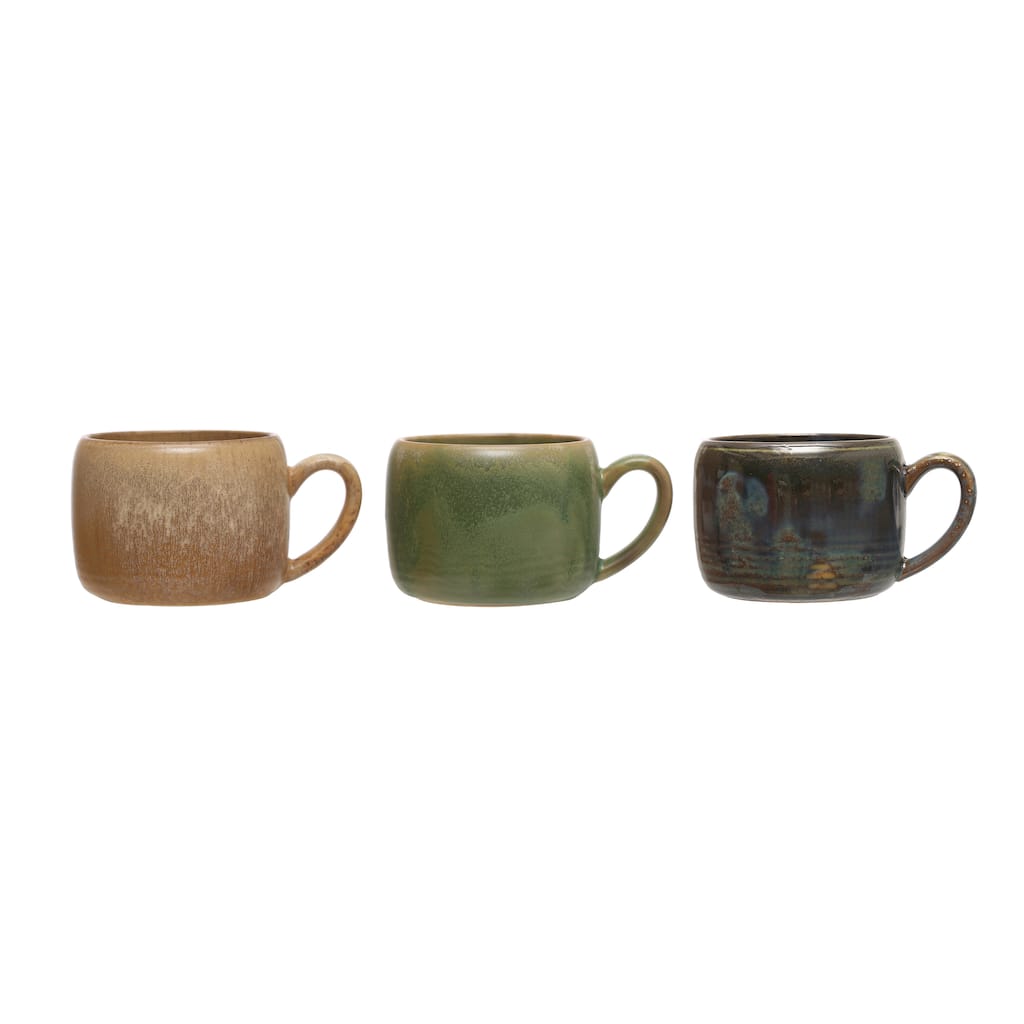 Stoneware Mug with Rustic Finish - 5.5"L x 4.1"W x 3.1"H