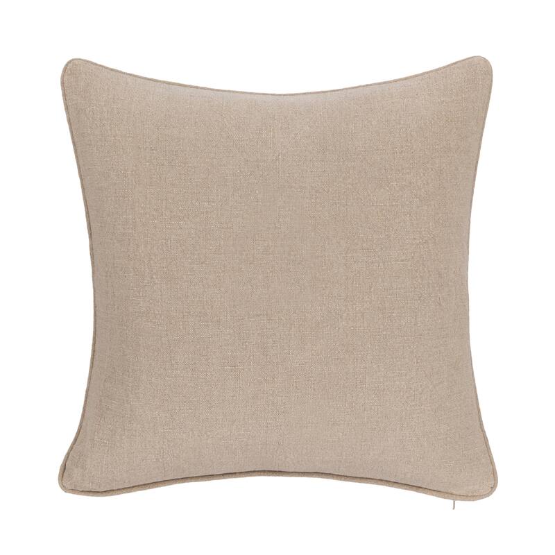 Villa by Classic Home Bedford Linen Fabric Throw Pillow