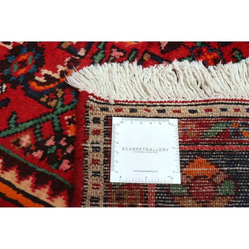 ECARPETGALLERY Hand-knotted Andelz Red Wool Rug - 4'9 x 6'6