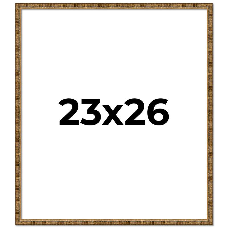 23x26 Frame Gold Picture Frame - Complete Modern Photo Frame Includes