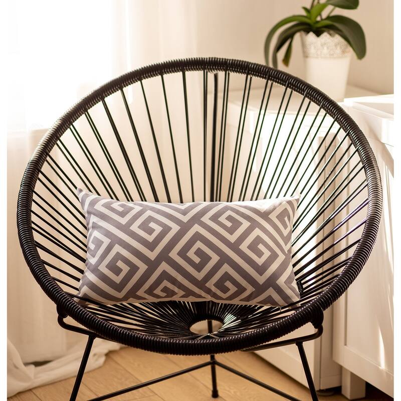 Greek Key Lumbar Throw Pillow Cover