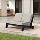preview thumbnail 21 of 102, Beach-Style Outdoor Teak Club Chair Set Loveseate with Plush All-Weather Cushions