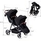 preview thumbnail 11 of 24, Double Stroller Track Tandem Stroller for Infant and Toddler