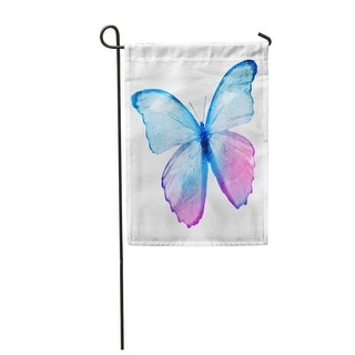 Pink Flying Color Watercolor Butterfly Blue Love Spring Amazing Garden Flag Decorative Flag House Banner 12x18 Inch N A On Sale Overstock 31333930