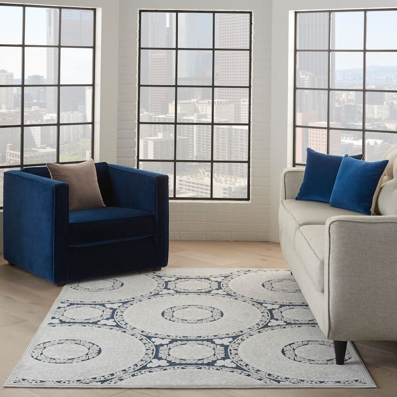 Nourison Calobra Boho Medallion Indoor Outdoor Area Rug