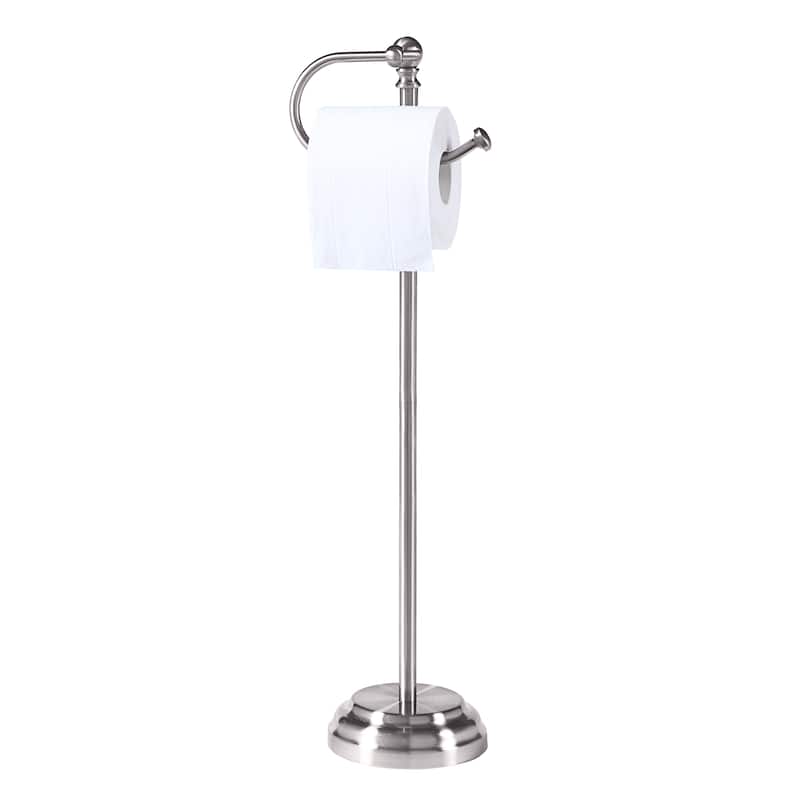 Classic Bathroom Free Standing Toilet Tissue Paper Roll Holder Stand