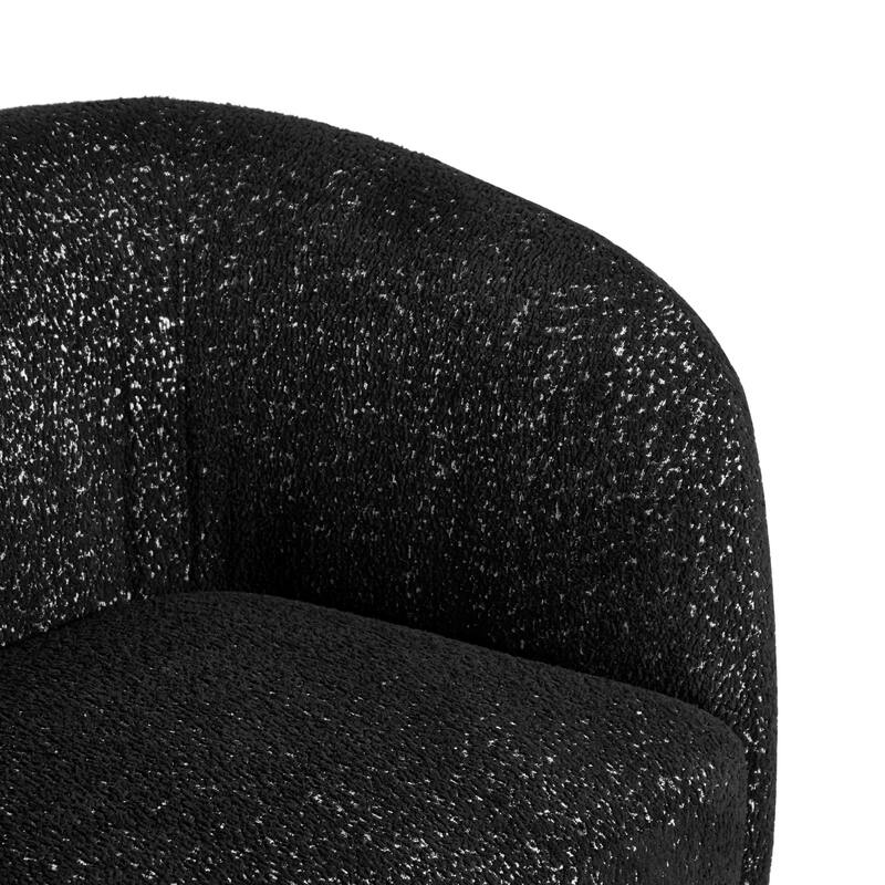 Furniture of America Ophelia Modern Curved Arms Boucle Sofa Set with Round Wooden Legs, 2-Piece or 3-Piece Options