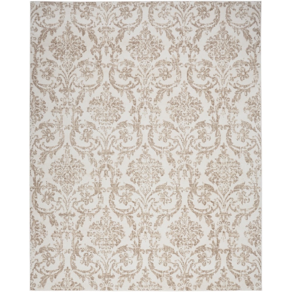 Nourison Jubilant Vintage Farmhouse Damask Area Rug