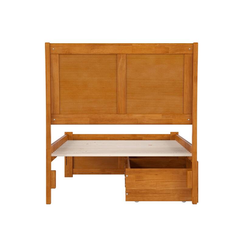 Portland Platform Bed with Footboard and Storage Drawers
