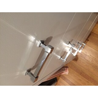 southern hills polished chrome cabinet pulls 'cedarbrook' with 4 southern hills polished chrome cabinet pulls 'cedarbrook' with 4