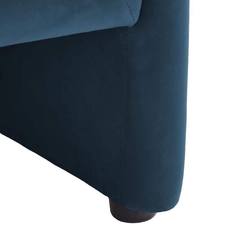 2 Set Modern Upholstered Barrel Accent Chair
