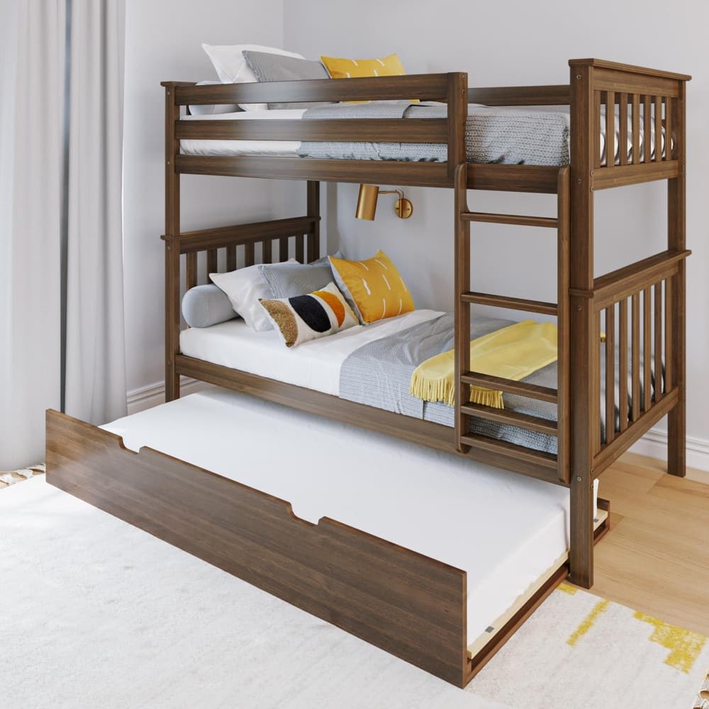 Max and Lily Twin over Twin Bunk Bed with Trundle
