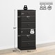 preview thumbnail 10 of 20, Prepac Astrid 6 Drawer Dresser for Bedroom, Tall Chest of Drawers, Bedroom Furniture, Clothes Storage and Organizer